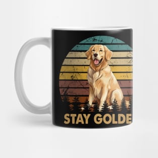 Radiant Retrievers Stay Golden, Tee Triumph for Canine Lovers Mug